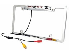 Silver Backup Camera Rear View IP68 Waterproof Universal for KENWOOD Car Radio