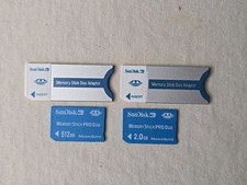 2 SanDisk Memory Stick Duo Adapters  Memory Cards