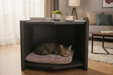 End Table Pet Bed for Cats / Medium Size Dogs - Hexagon One Of A Kind Redesign