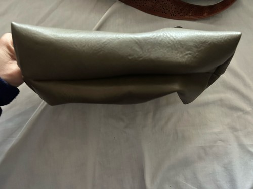Antik Kraft Olive Hobo Bag Pockets Vegan Leather Bonus Bag Over Shoulder - Picture 4 of 19