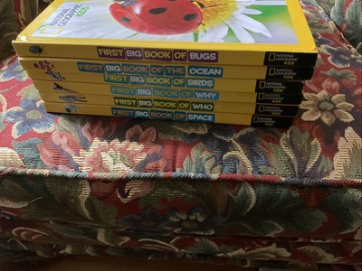Lot of 6 HCNational Geographic Little Kids First Books Bugs Ocean Birds Who Why