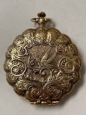 Vintage Powder Compact Max Factor Pocket watch design
