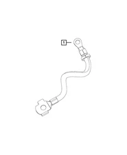 Genuine Mopar Engine Ground Wiring 4727654AC
