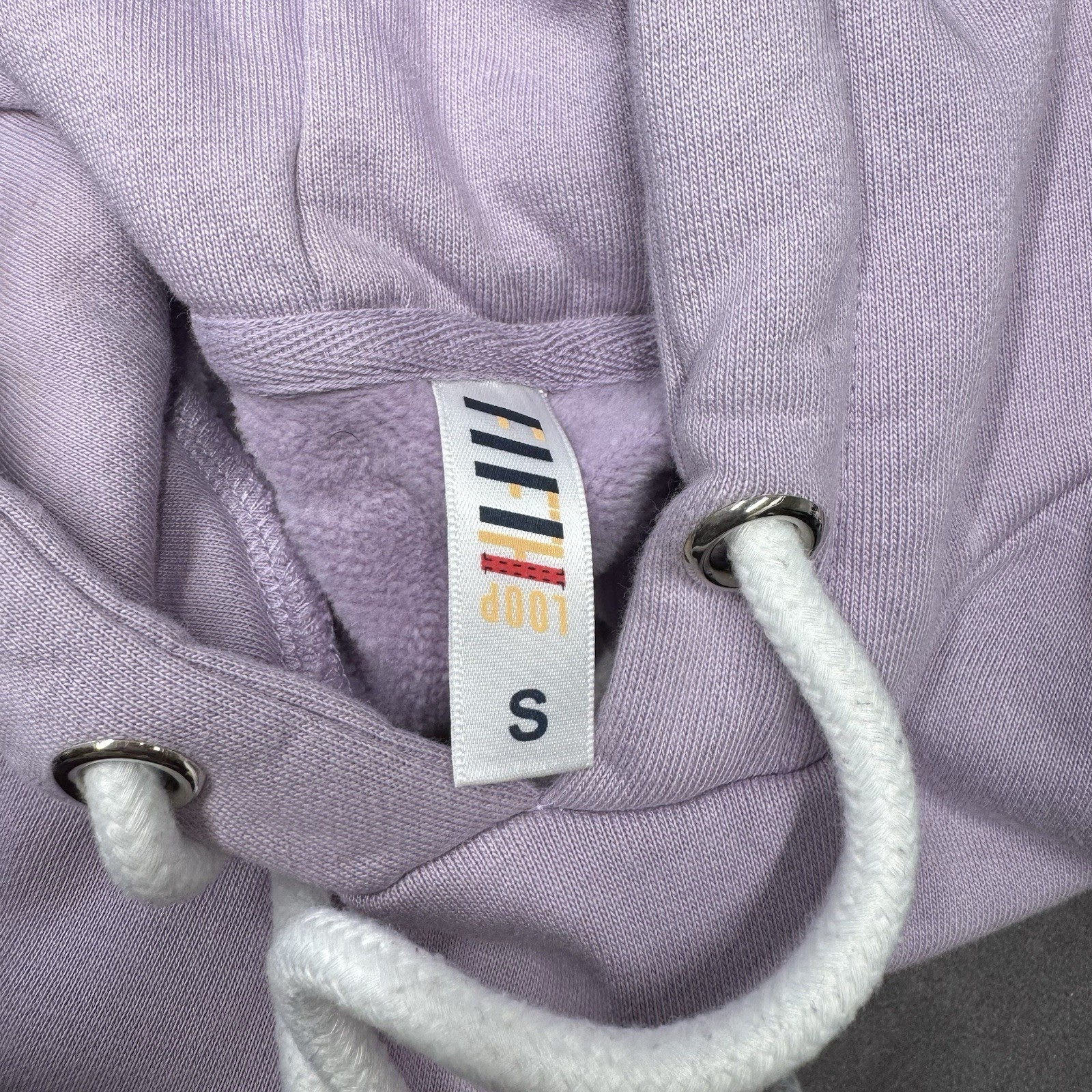 Fifth LOOP Bear Graphic Lavender Pullover Hoodie … - image 9