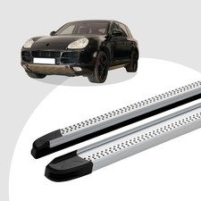 Trittbretter passend für Porsche Cayenne 10/2002-05/2010 (Model: MAJA, Farbe: Si Trittbretter passend für Porsche Cayenne 10/2002-05/2010 (Model: MAJA, Farbe: Si