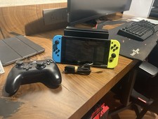 Nintendo Switch Console with Neon Blue/Neon Red Joy-Con Controllers, 2017