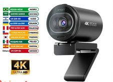 4K Webcam 1080P 60FPS USB Streaming Camera Au...