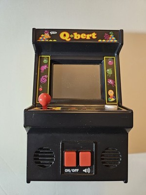 Q*bert Mini Handheld Arcade - Battery Terminal Damage But Looks Good