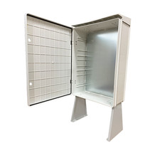 Outdoor Electrical kiosk meter enclosure box,metal Mounting Plate 500x220x700