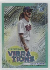 2022 Bowman Virtuosic Vibrations Aqua Refractor 20/125 Austin Martin #VV-5 06qf