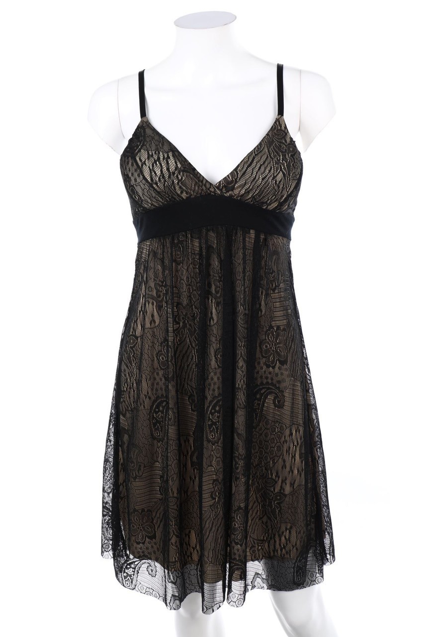 twenty one Kleid Partykleid Spitze XS schwarz