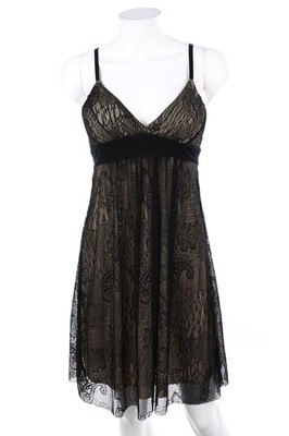 twenty one Kleid Partykleid Spitze XS schwarz