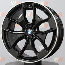 20" BMW iX3 G08 Black Diamond Cut 843M 8J ET26 FRONT wheel REFURBISHED 6894844