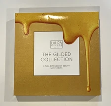 LAURA GELLER Makeup The Gilded Collection Medium 6 PC Set New In Box