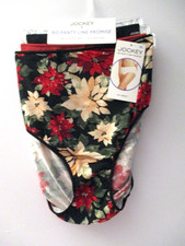 Jockey No Panty Line Microfiber stretch Hip Brief panties 3 pair plus size 9/2XL