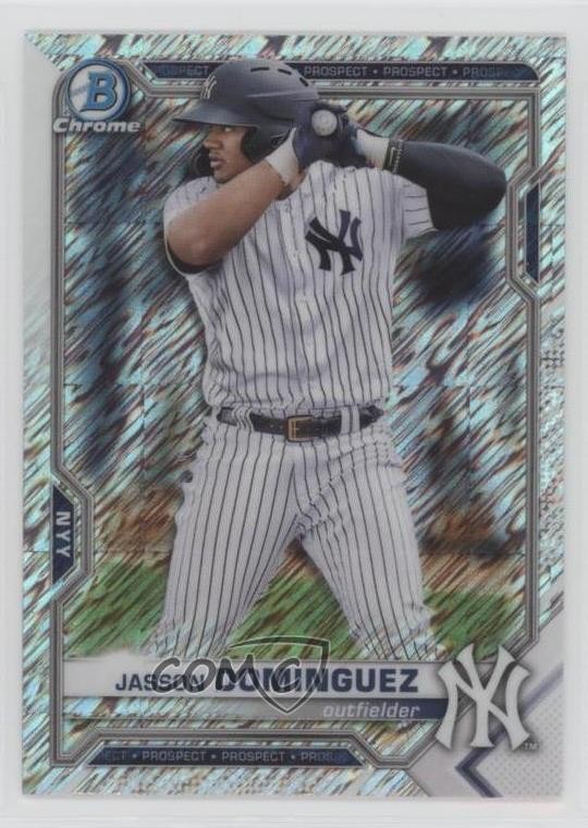 2021 Bowman Chrome Prospects Shimmer Refractor Jasson Dominguez #BCP-213 o7m