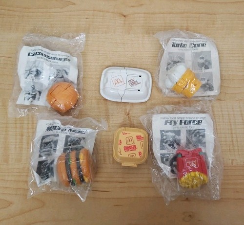 Lote De Colección 1988 McDonalds Changables Transformers Juguetes Happy Meal Cuarto de Libra - Imagen 2 de 12