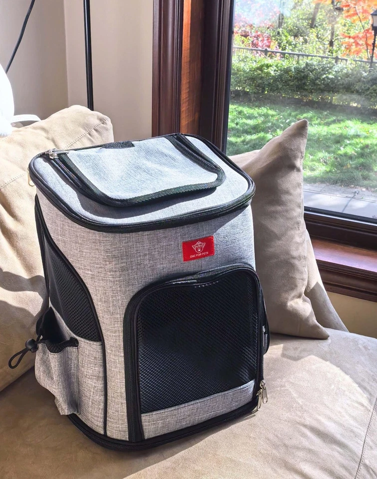 La Mochila Expandible Porta Mascotas para Gatos y Perros Pequeños, Coche Plegable para Perros... Foto 4 de 4