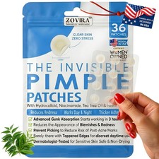 Invisible Pimple Patches 36 Count -- Ultra Thin 36 Count Pack of 1