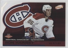 2002-03 Pacific Atomic Red 17/125 Ron Hainsey #115 g0y