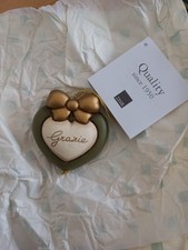 Thun Cuore Addobbo Per Albero Di Natale Verde Oliva Edizione Limitata 