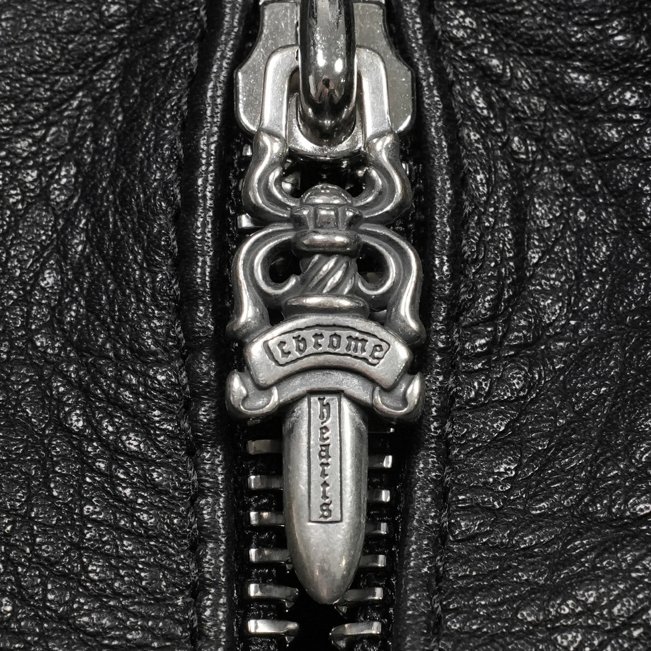 Chrome Hearts Scroll Label HOBO Leather Handbag Sier925 r51_0211 thumbnail 10