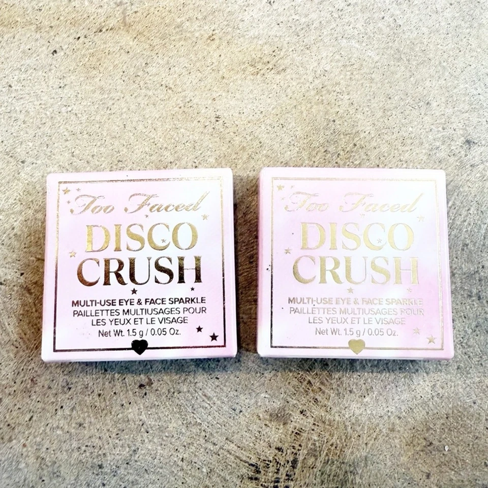 Nuevo en caja Too Faced Paquete de Disco Crush Multiuso Brillo para Ojos y Rostros Foto 3 de 3
