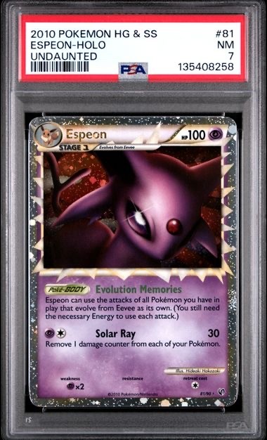 Espeon #81 (Undaunted (2010))