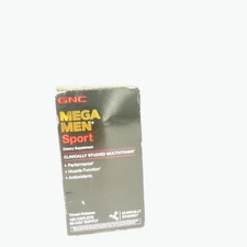 GNC Mega Men Sport Daily Multivitamin Multimineral Supplement 180 Tablets . New