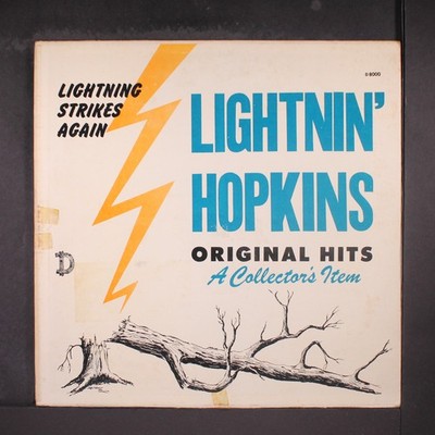 LIGHTNIN' HOPKINS: lightning strikes again DART 12'' LP 33 RPM