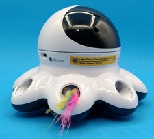 Cat Laser Toy, 2-in-1 Interactive Automatic Motion Activated Moving Feather