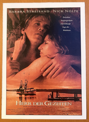 Herr der Gezeiten - Filmkarte Filmplakatkarte Cinema - Nick Nolte B. Streisand