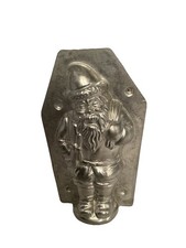 Antique Chocolate Mold Santa St. Nick Van Emden N. Y. Germany Metal U S A #8314