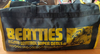 Vintage 1980s Beatties Tamiya thundershot bag full of mixed parts