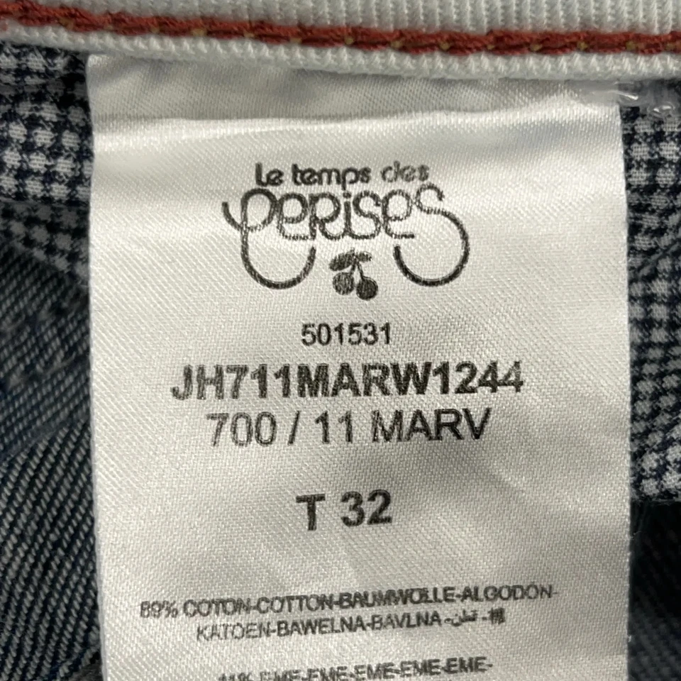 Le Temps des Cerises, Jeans, Taille : 32, Bleu, Coton/Élasthanne, Unicolore #Vuu - Photo 3/4