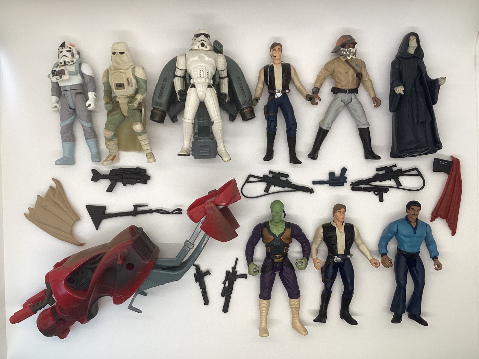 Star Wars Action Figures and Weapons Lot