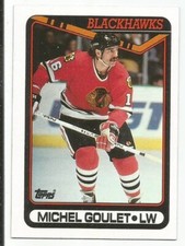 MICHEL GOULET 1990-91 TOPPS CARD NM-MT CONDITION