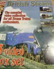 3 SET RARE VHS TAPES BRITISH STEAM