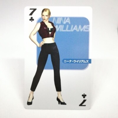 7 NINA WILLIAMS Klee Tekken 3 Spielkarten Orico Karte Not for Sale Namco