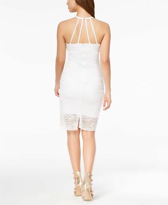 guess white cocktail dress I Guess So Cotton Mini Dress White