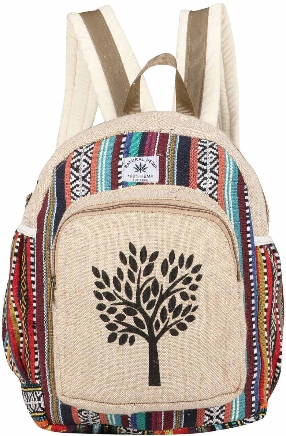 Himalayan Hemp Backpack/Travel 4.5 L Laptop Backpack A Cute All Natural