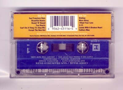 Chris Isaak: San Francisco Days Cassette Tape | eBay