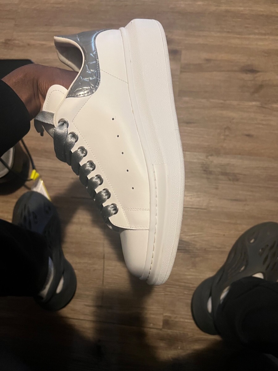 alexander mcqueen oversized sneakers 43.5 crocodile skin