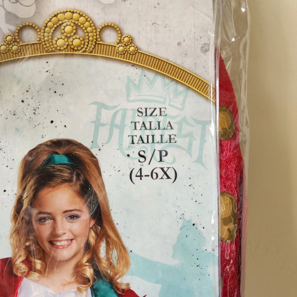 Disney Descendientes CJ Gancho De Lujo Niñas Disfraz Pirata S 4-6x Niño NUEVO Foto 3 de 3