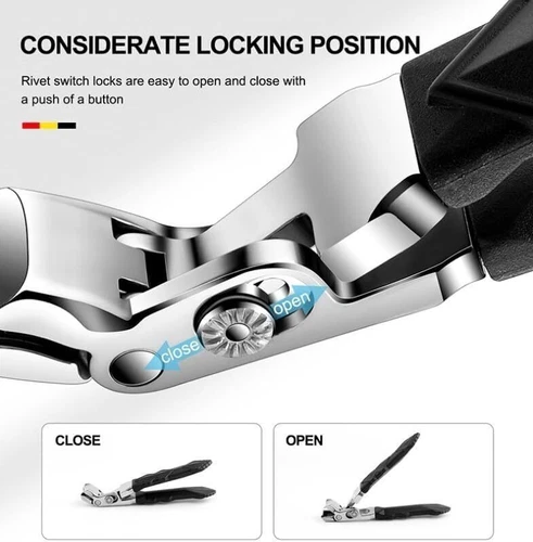 Nagelknipser für Senioren dicke Nägel, großer, abgewinkelter Kopf ergonomisch - Bild 7 von 11