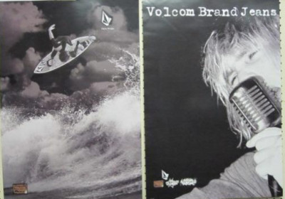 VOLCOM surf 2009 OZZIE WRIGHT GOONS OF DOOM 2 SIDE POSTER Flawless New Old Stock