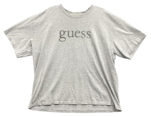 T-shirt Vintage GUESS 1993 - Georges Marciano - Taille L - Blanc - Occasion Très Bon état