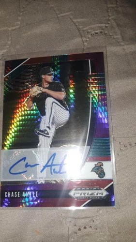 2020 Panini Prizm Draft Picks Purple Chase Antle #PDP163 Auto - Bild 1 von 2