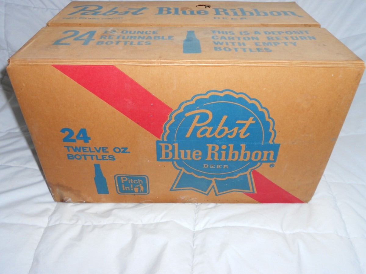 Super Cool Vintage Pabst Blue Ribbon Box | eBay