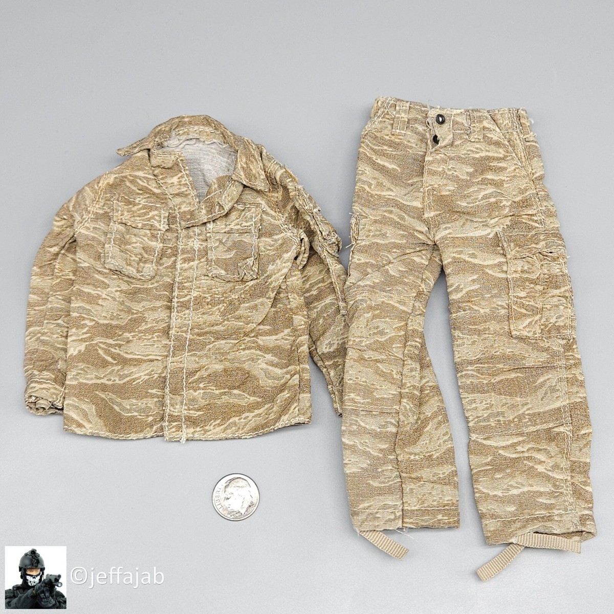 1:6 Hot Toys USMC Iraqi Freedom Sniper Tigerstripe Uniform